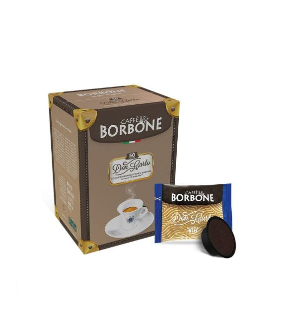 Caffè Borbone Don Carlo Miscela Blu — 50 capsule compatibili Lavazza A Modo Mio