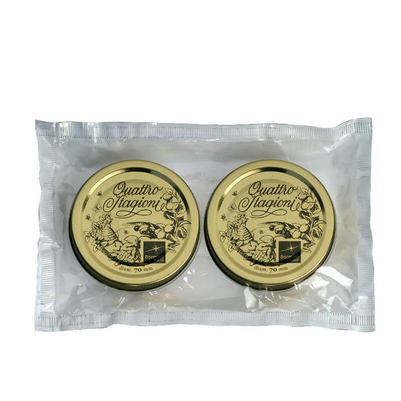 Capsule Bormioli Rocco Quattro Stagioni diametro 70 mm, confezione da 2 pezzi