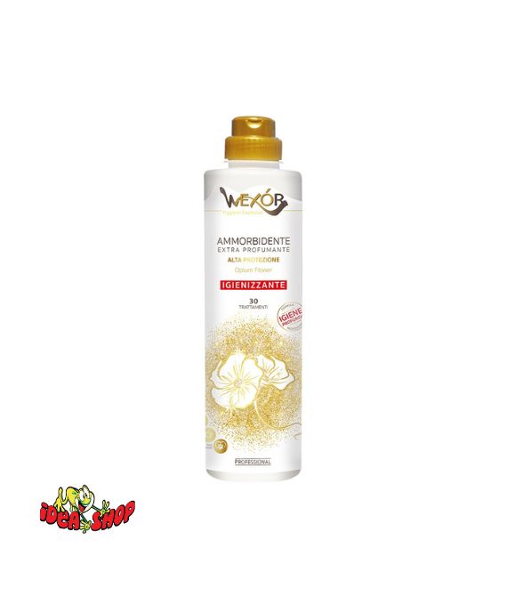 Flacone di ammorbidente igienizzante Wexor Opium Flowers da 750 ml