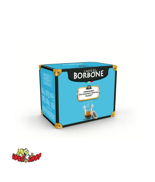 Confezione da 50 capsule Caffè Borbone Miscela Blu compatibili Bialetti