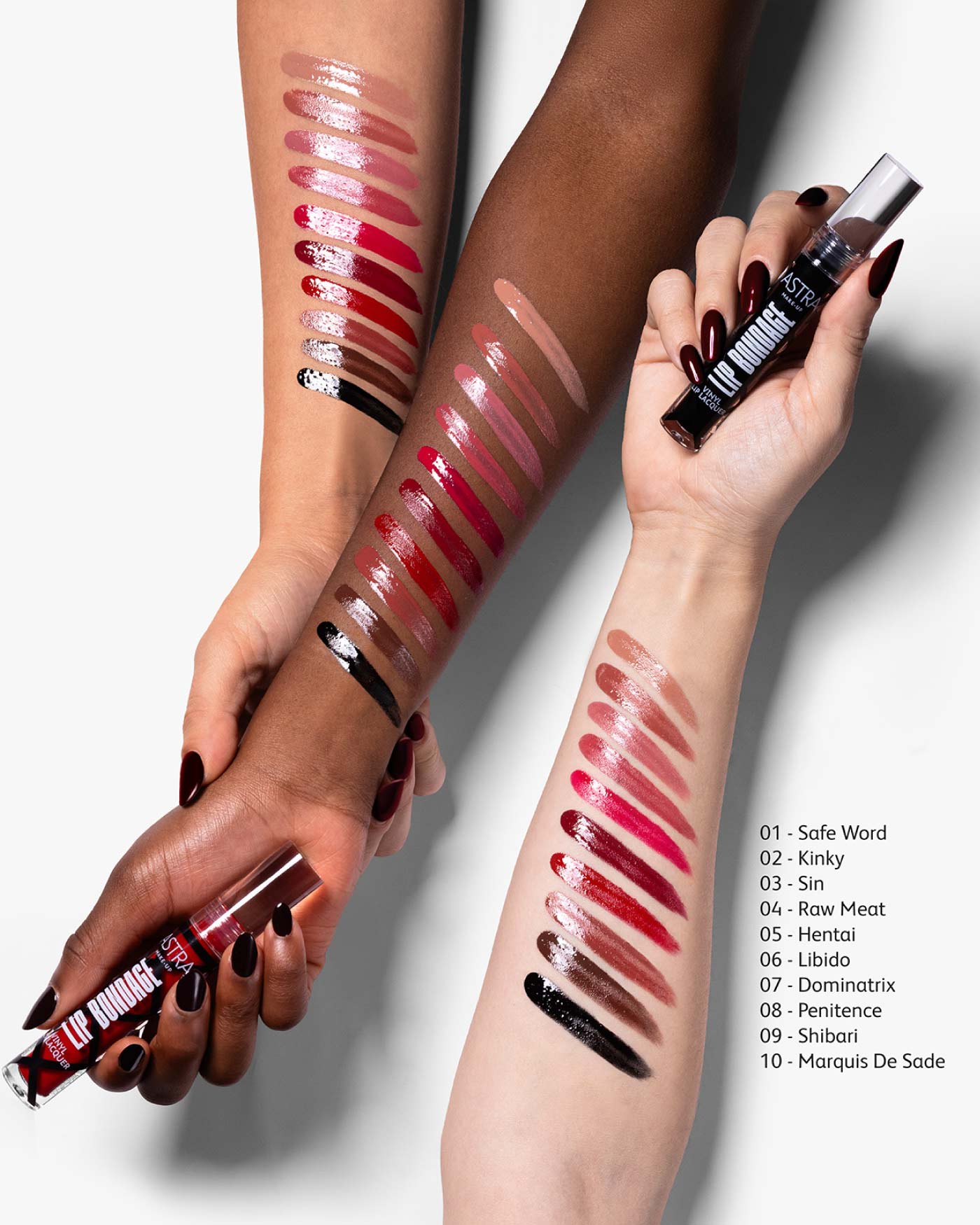 Astra Lip Bondage — rossetto liquido vinilico