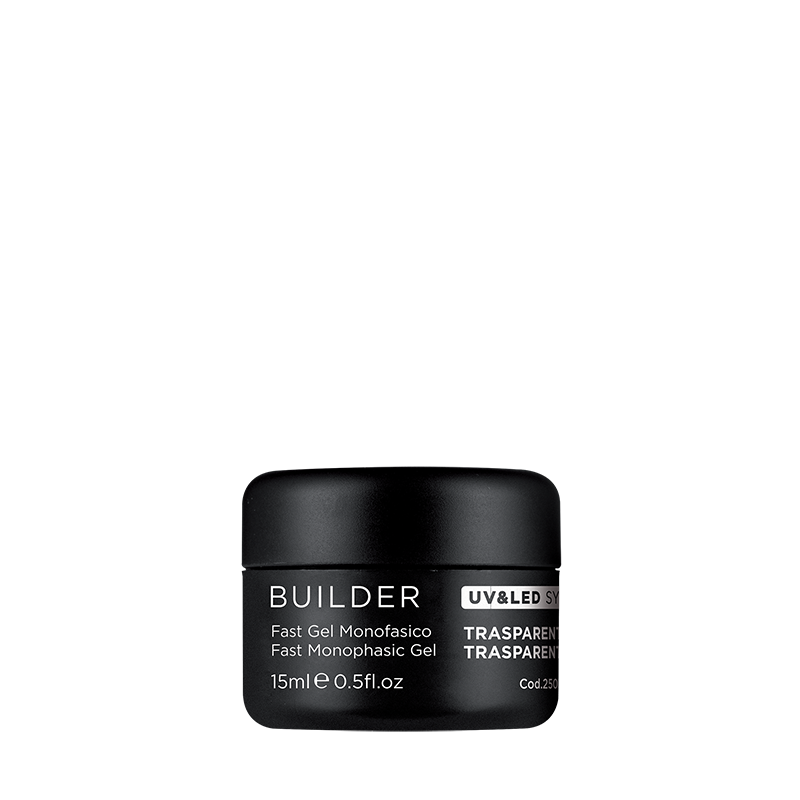 Jvone Milano Builder Fast gel monofasico trasparente, vasetto da 15 ml