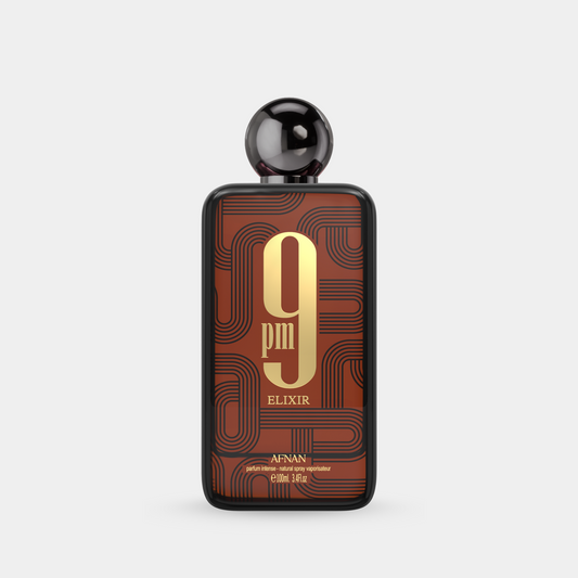 Flacone di Afnan 9 PM Elixir Extrait de Parfum da 100 ml