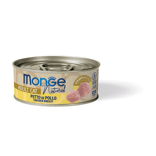 Monge Natural petto di pollo — scatoletta da 80 g