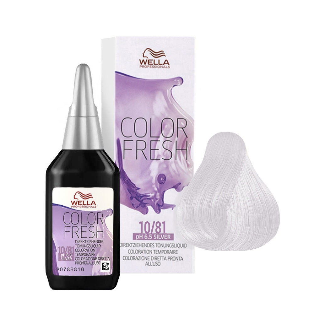 Color Fresh 10/81 — flacone 75 ml, astuccio e ciocca colore