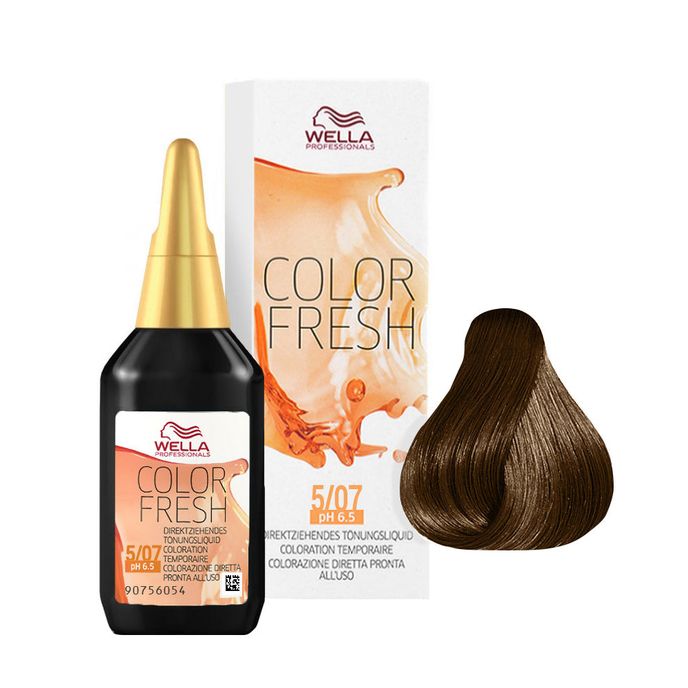 Color Fresh 5/07 — flacone 75 ml, astuccio e ciocca colore