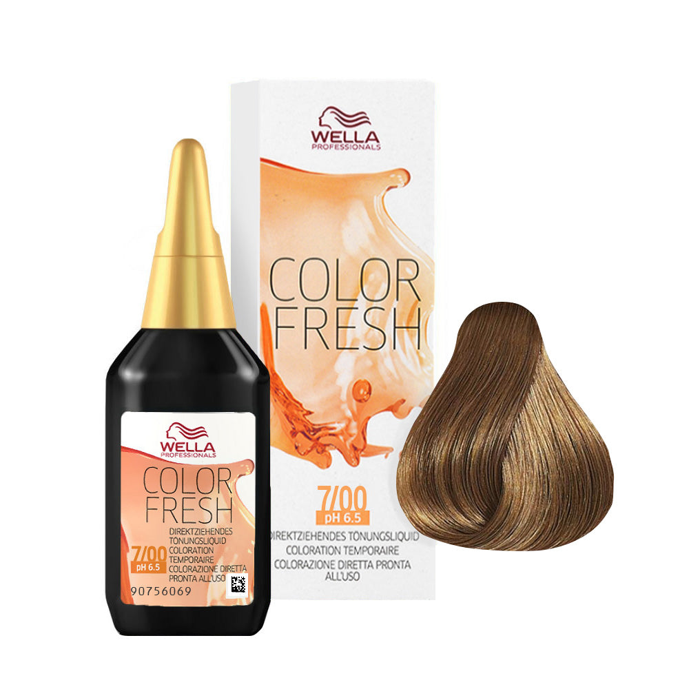 Color Fresh 7/00 — flacone 75 ml, astuccio e ciocca colore