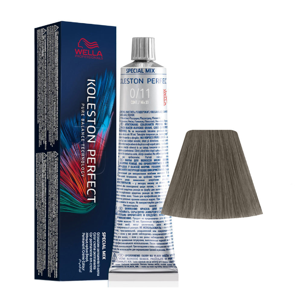 Koleston Perfect ME+ Special Mix 0/11 — tubo 60 ml e ciocca colore