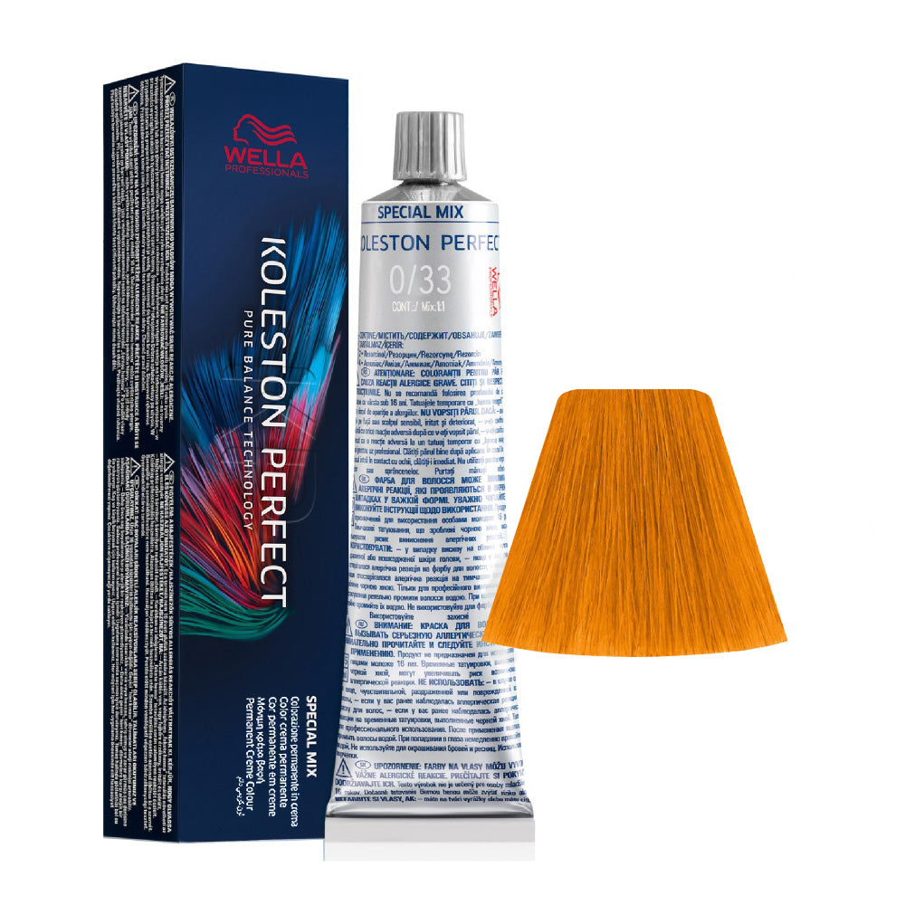 Koleston Perfect ME+ Special Mix 0/33 — tubo 60 ml e ciocca colore