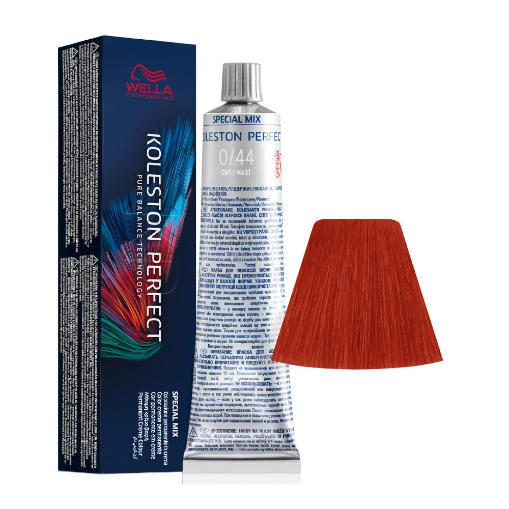 Koleston Perfect ME+ Special Mix 0/44 — tubo 60 ml e ciocca colore