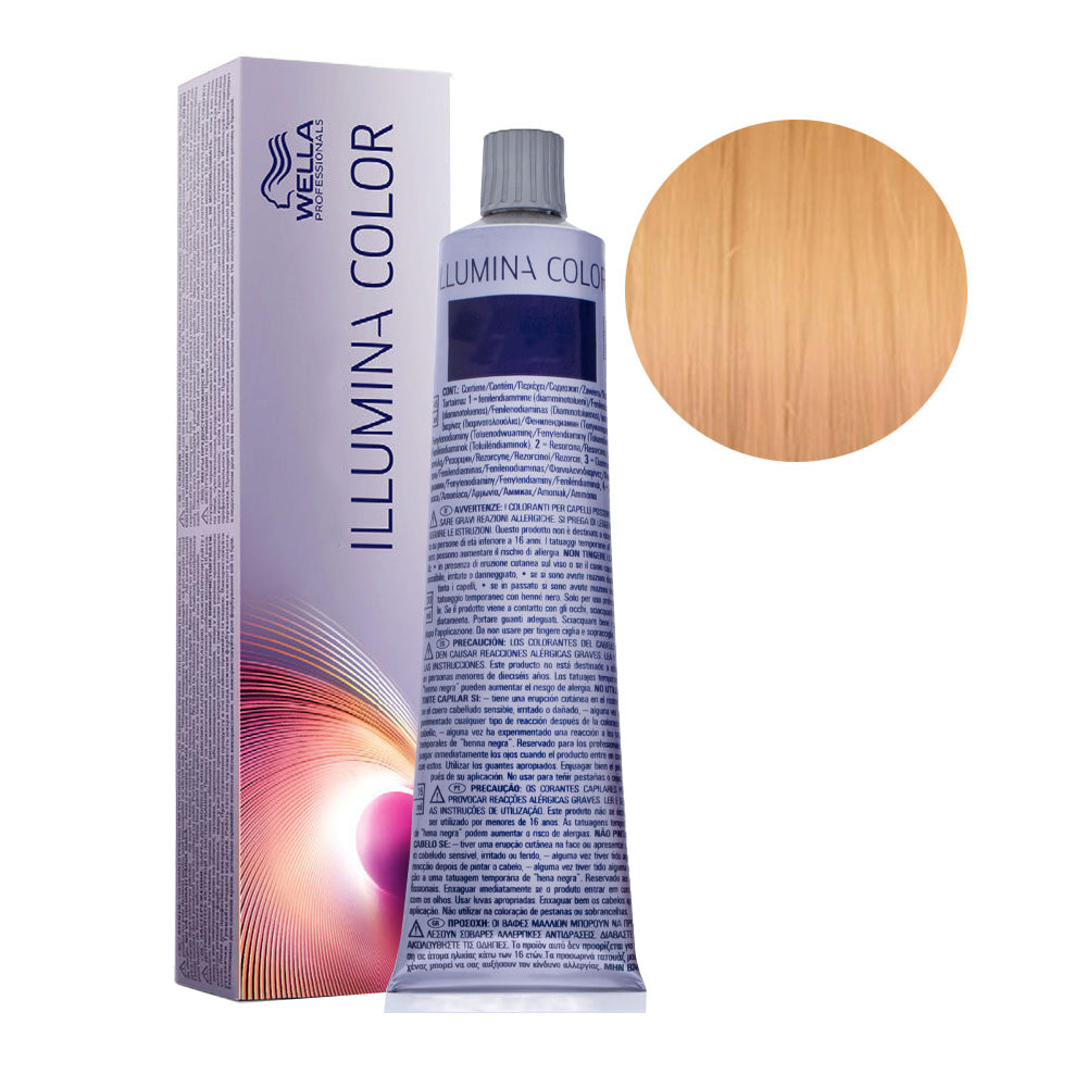 Illumina Color 8/05 — tubo 60 ml e ciocca colore