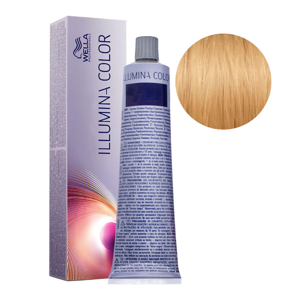 Illumina Color 8/37 — tubo 60 ml e ciocca colore