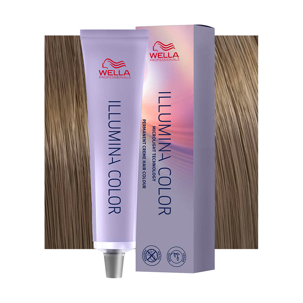 Illumina Color 8/1 — tubo 60 ml e ciocca colore