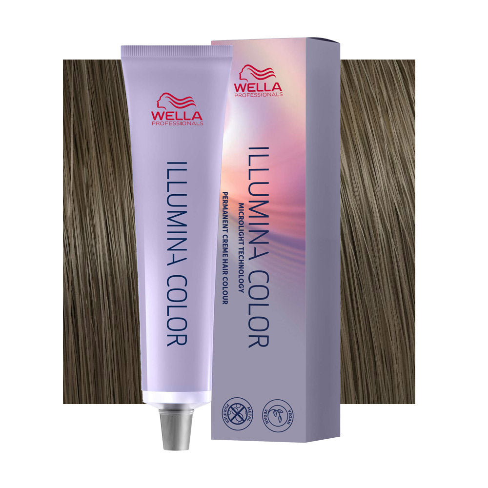 Illumina Color 7/81 — tubo 60 ml e ciocca colore