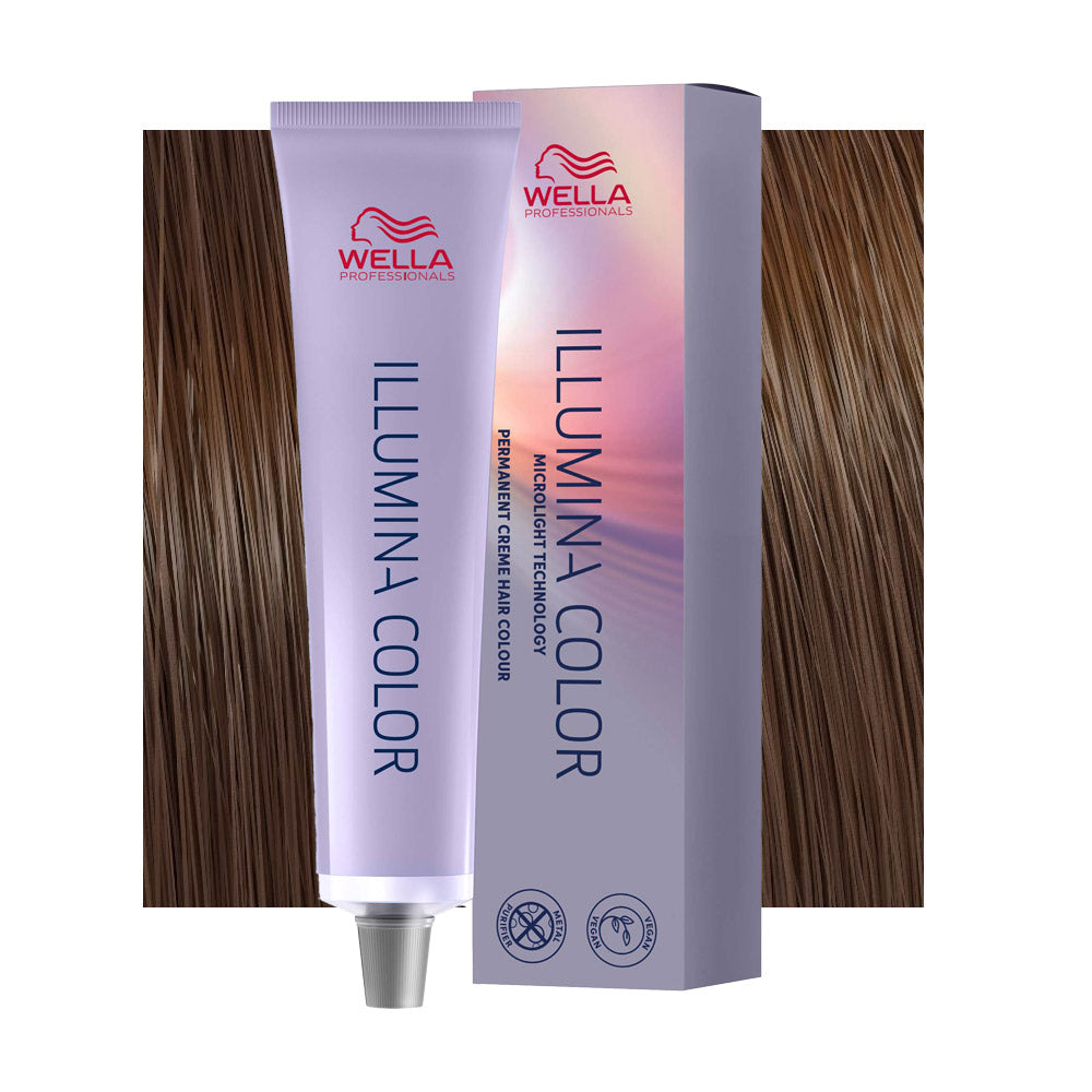 Illumina Color 6/37 — tubo 60 ml e ciocca colore