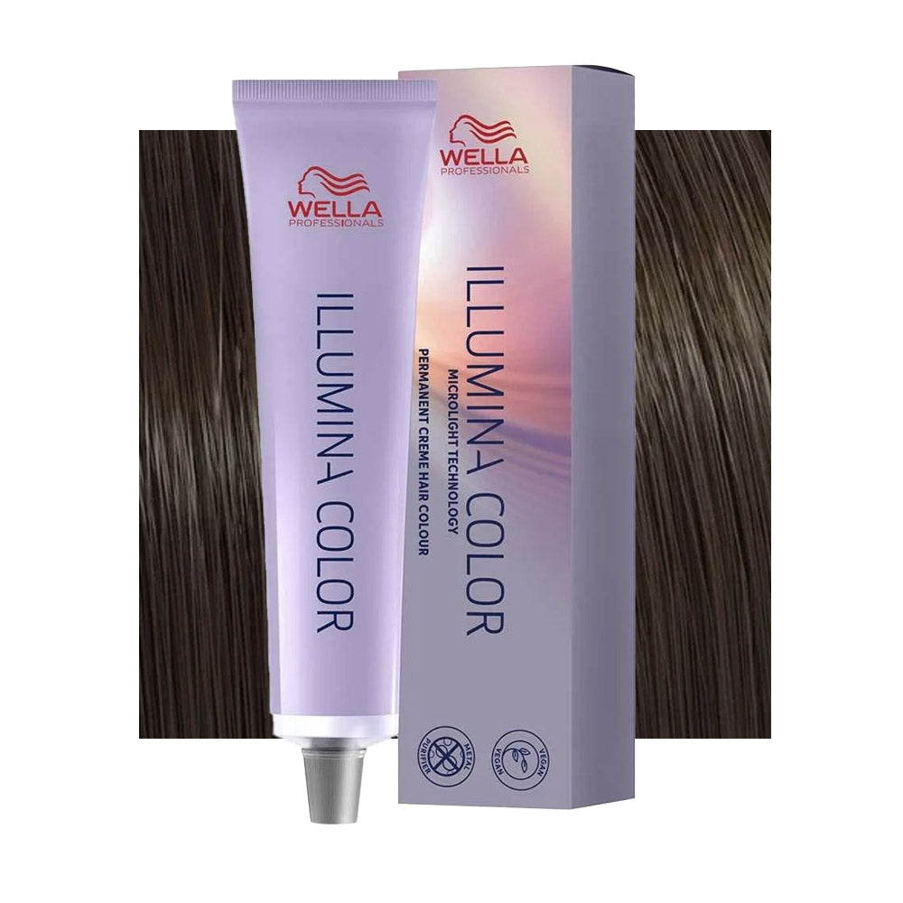 Illumina Color 5/7 — tubo 60 ml e ciocca colore