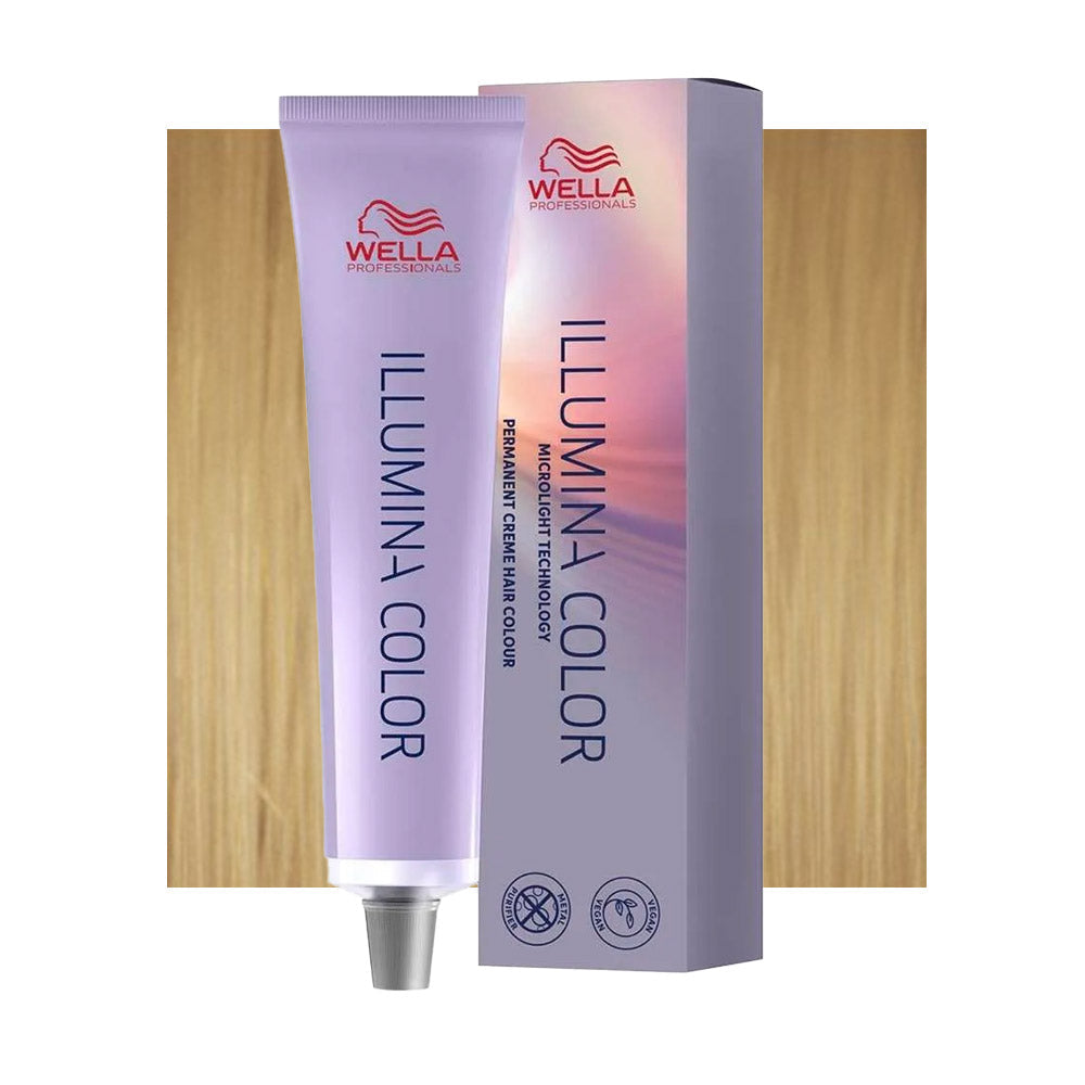 Illumina Color 9/7 — tubo 60 ml e ciocca colore
