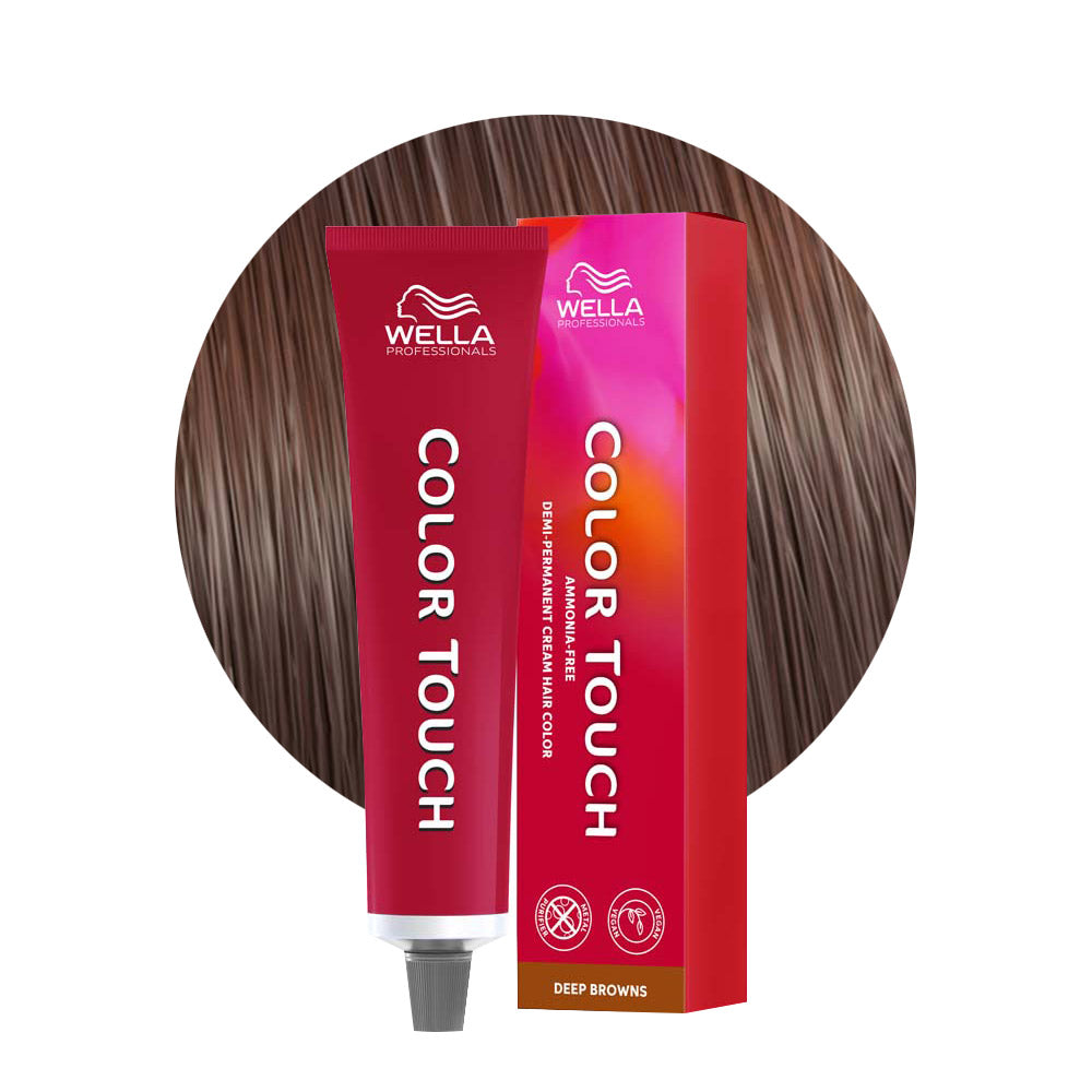 Color Touch Deep Browns 7/75 — tubo 60 ml e ciocca colore