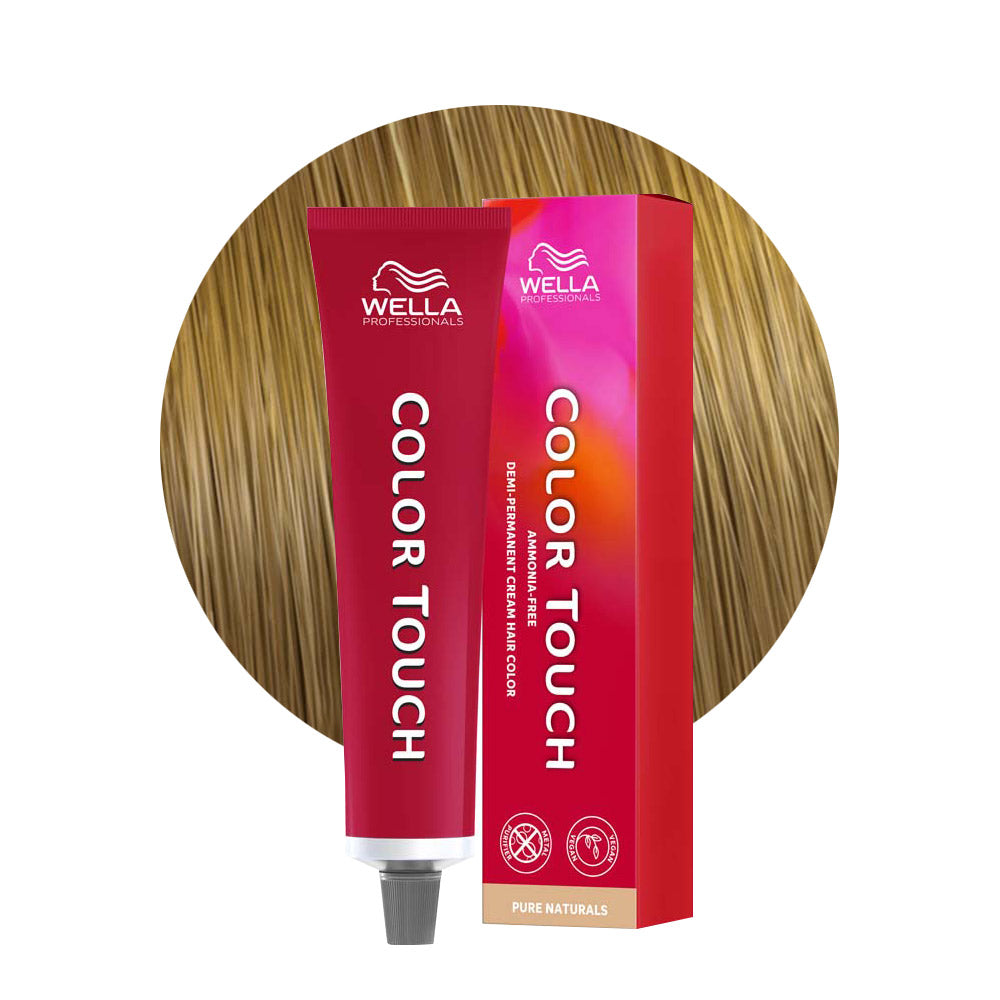 Color Touch Pure Naturals 8/03 — tubo 60 ml e ciocca colore