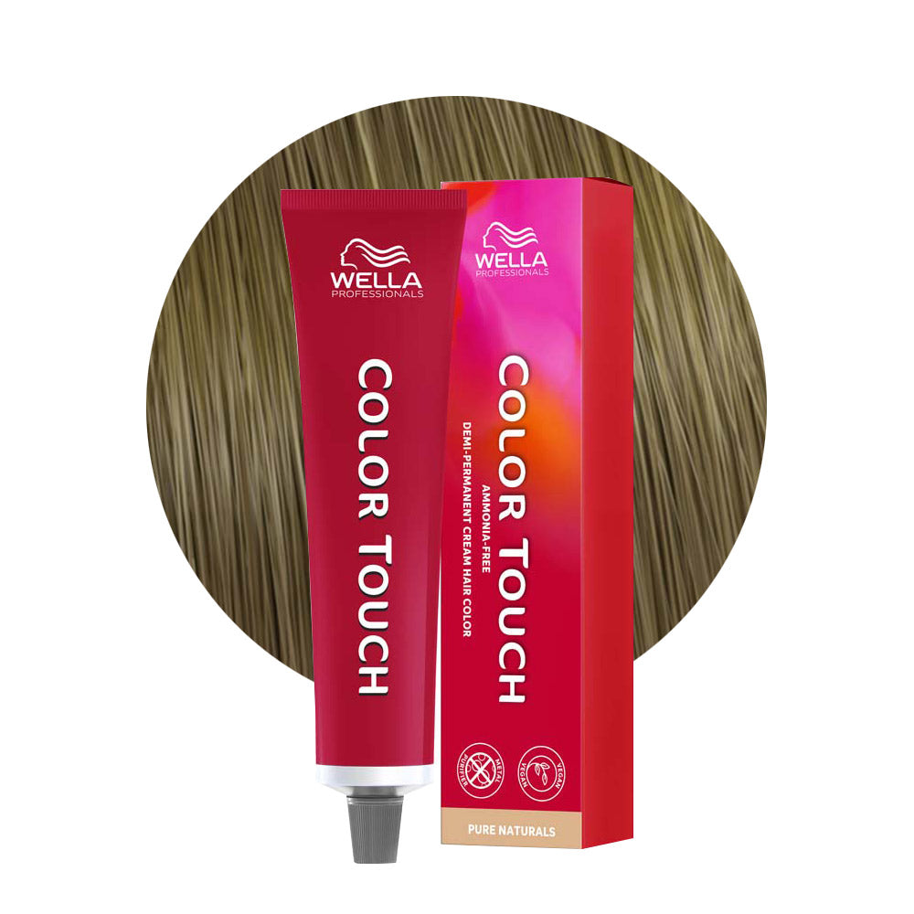 Color Touch Pure Naturals 7/03 — tubo 60 ml e ciocca colore