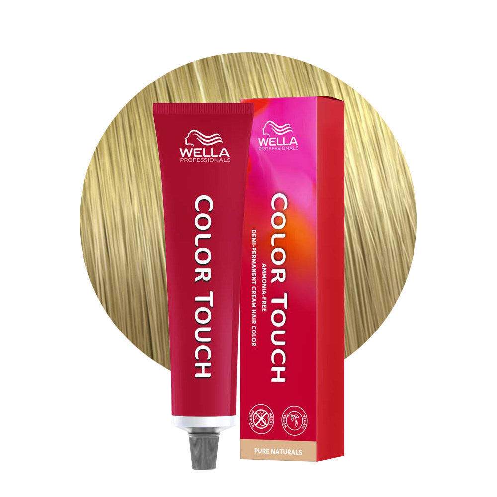 Color Touch Pure Naturals 10/0 — tubo 60 ml e ciocca colore
