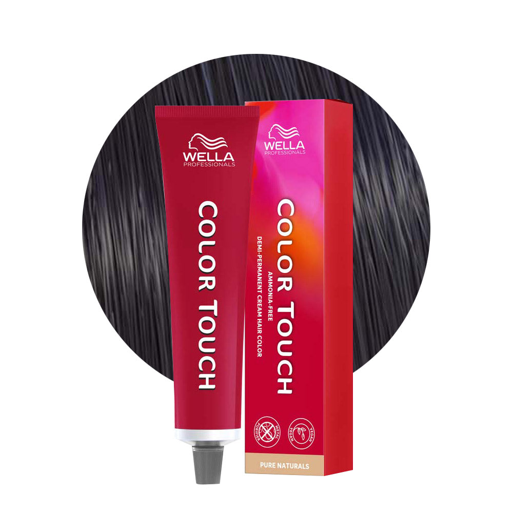 Color Touch Pure Naturals 2/0 — tubo 60 ml e ciocca colore