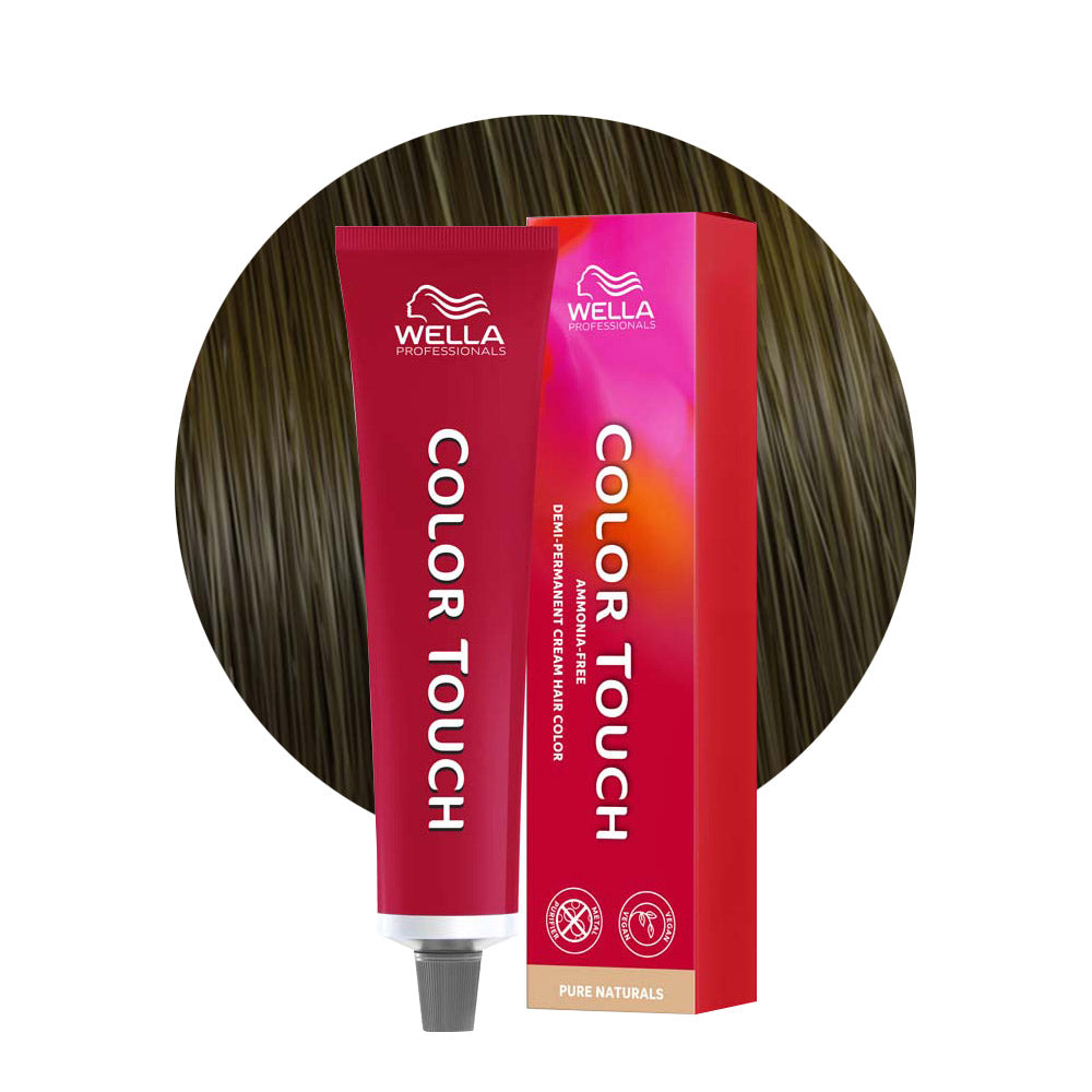 Color Touch Pure Naturals 5/0 — tubo 60 ml e ciocca colore