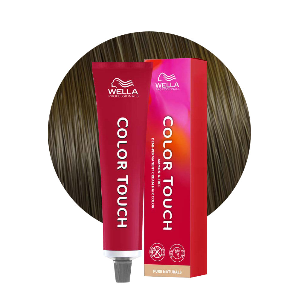 Color Touch Pure Naturals 5/03 — tubo 60 ml e ciocca colore