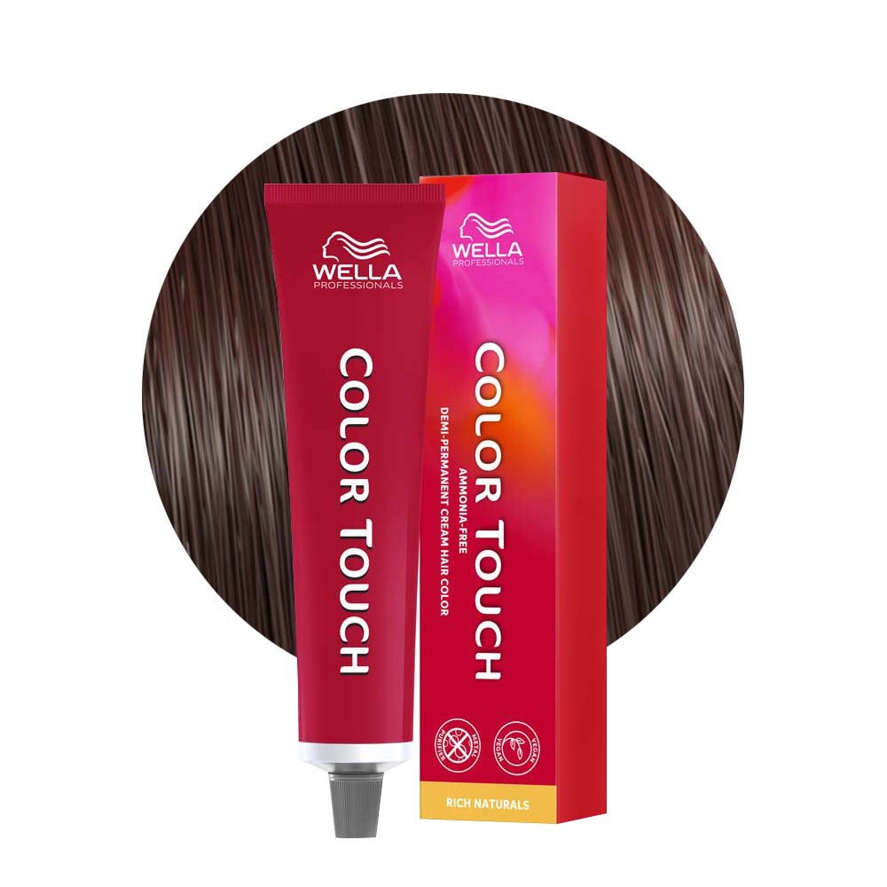 Color Touch Rich Naturals 5/37 — tubo 60 ml e ciocca colore