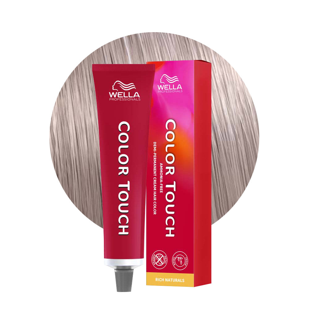 Color Touch Rich Naturals 9/96 — tubo 60 ml e ciocca colore