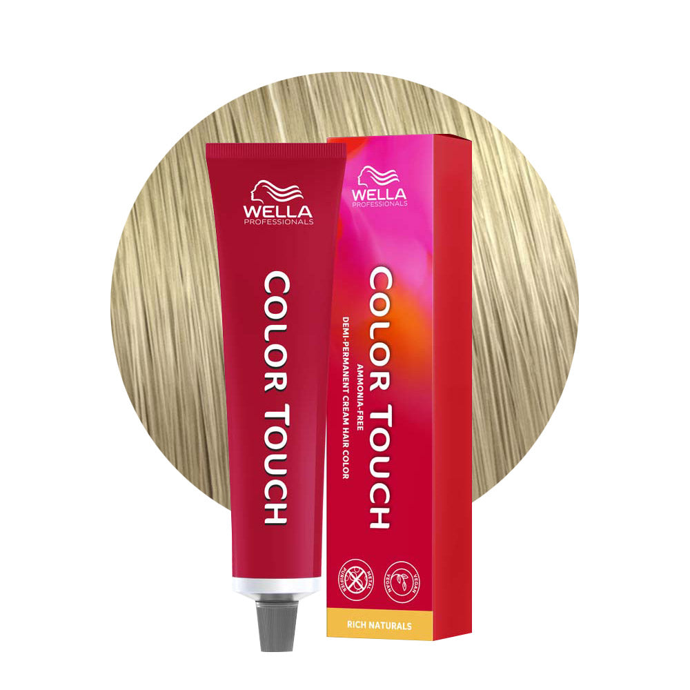 Color Touch Rich Naturals 10/81 — tubo 60 ml e ciocca colore