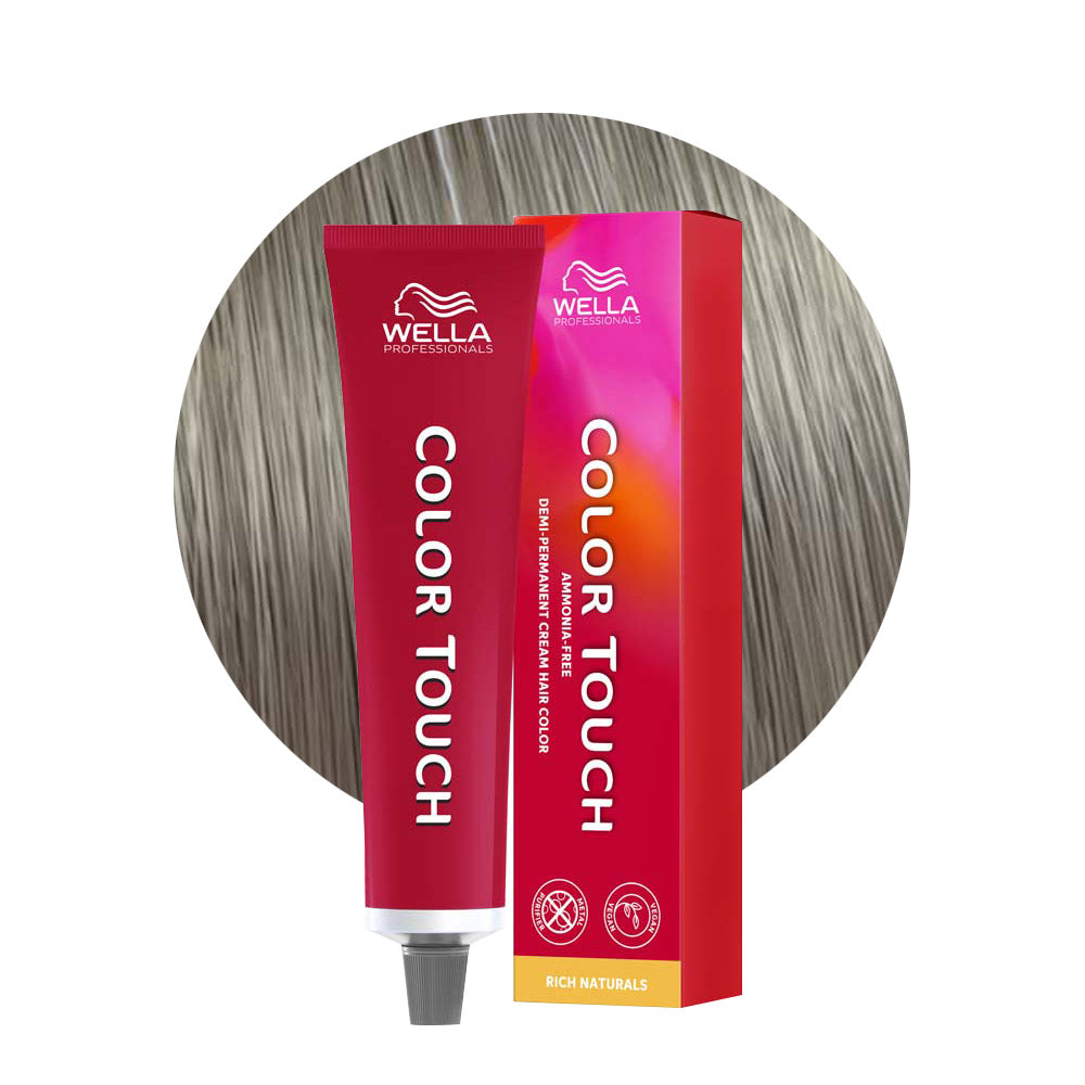 Color Touch Rich Naturals 8/81 — tubo 60 ml e ciocca colore