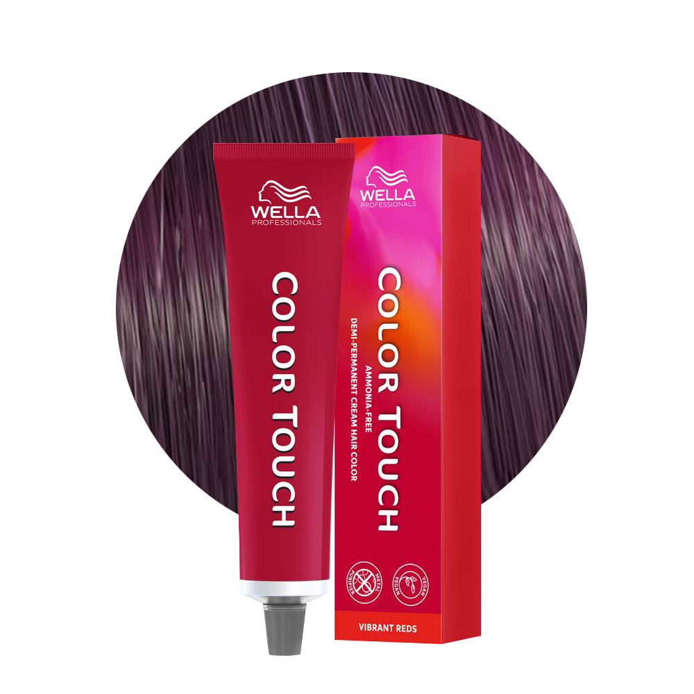 Color Touch Vibrant Reds 44/65 — tubo 60 ml e ciocca colore