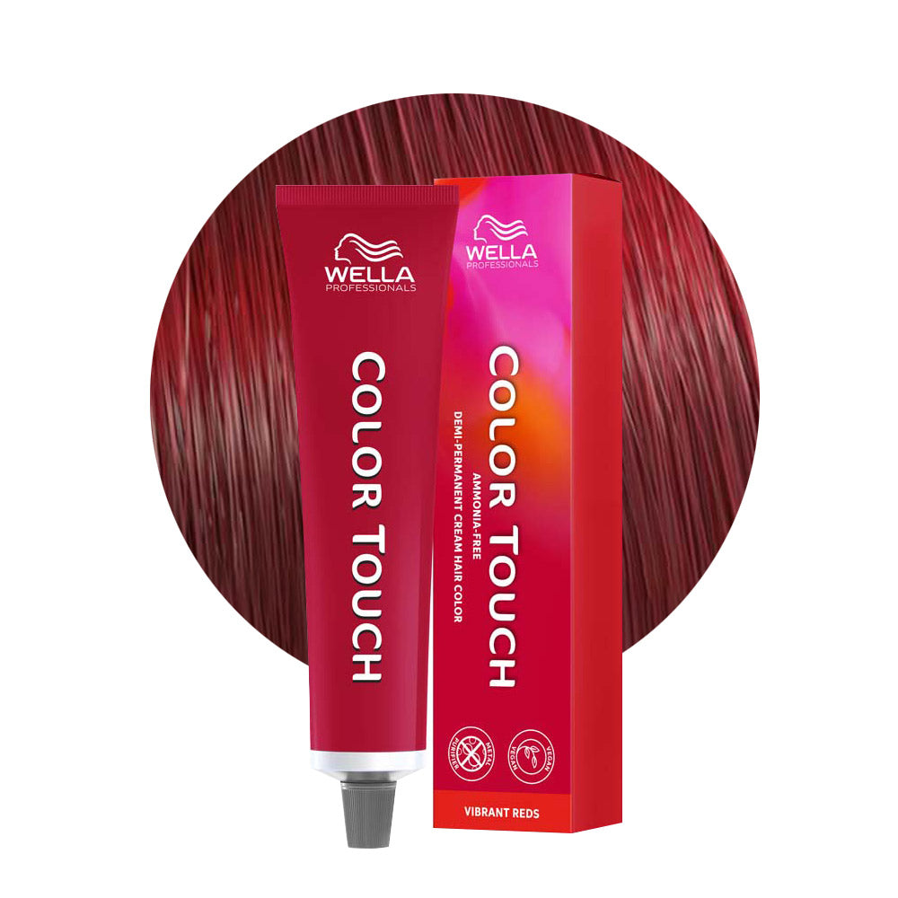 Color Touch Vibrant Reds 66/45 — tubo 60 ml e ciocca colore
