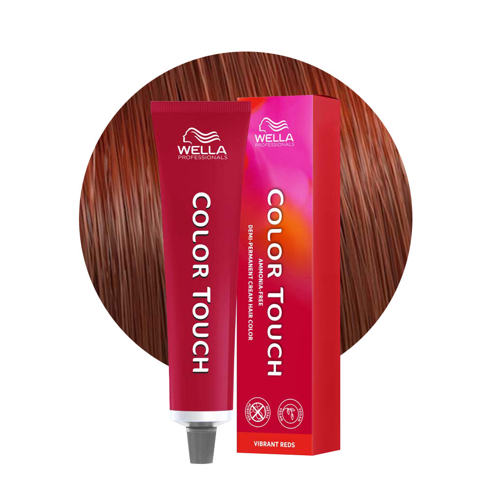 Color Touch Vibrant Reds 7/4 — tubo 60 ml e ciocca colore