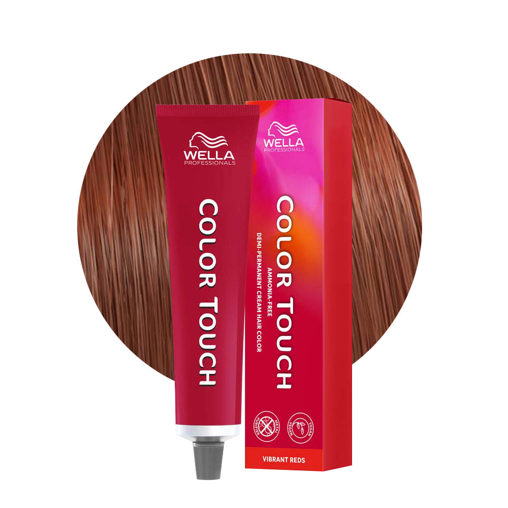 Color Touch Vibrant Reds 7/43 — tubo 60 ml e ciocca colore