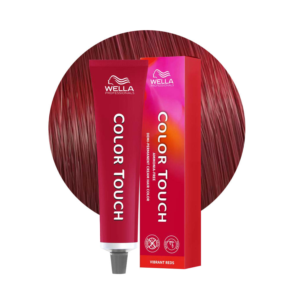 Color Touch Vibrant Reds 77/45 — tubo 60 ml e ciocca colore