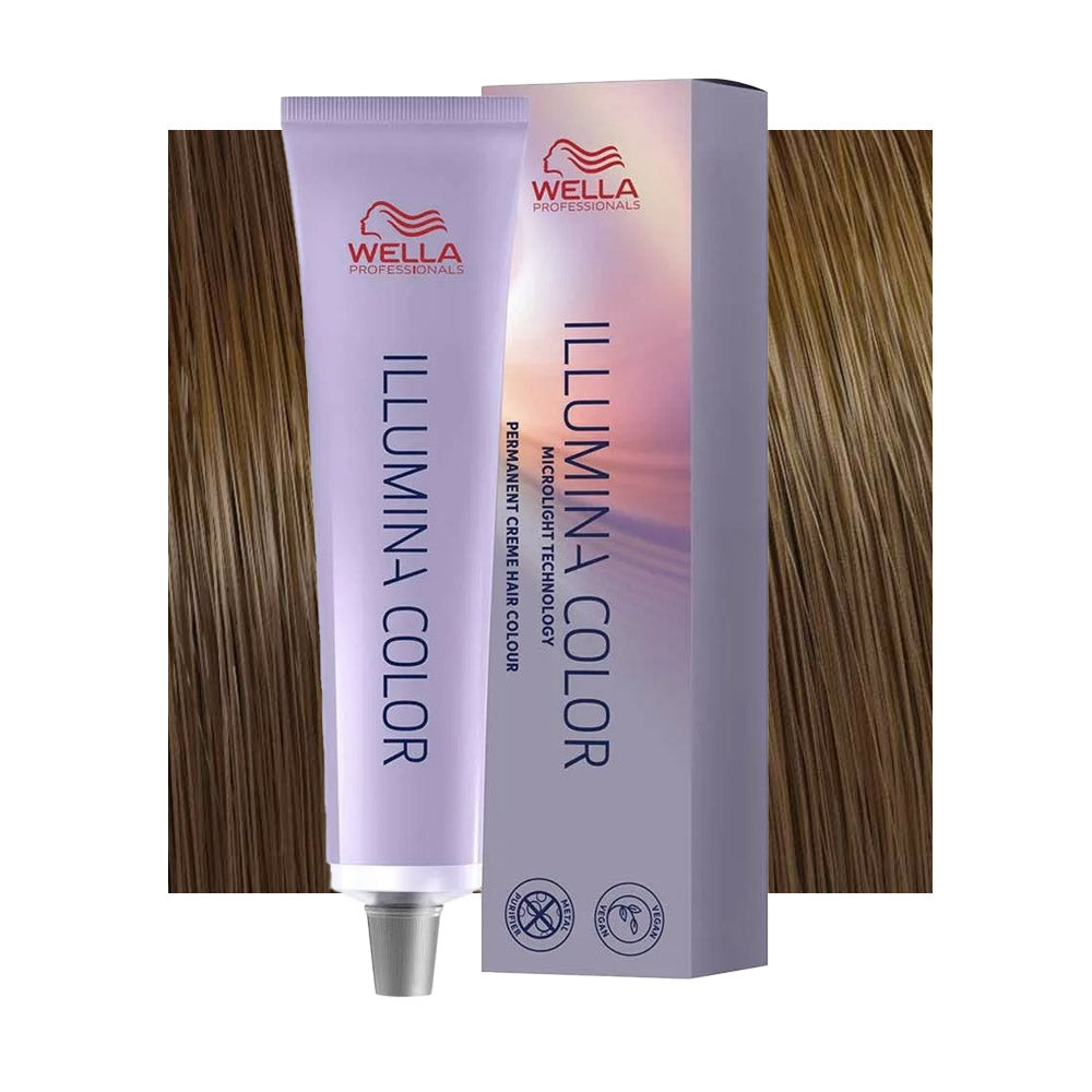 Illumina Color 7/35 — tubo 60 ml e ciocca colore
