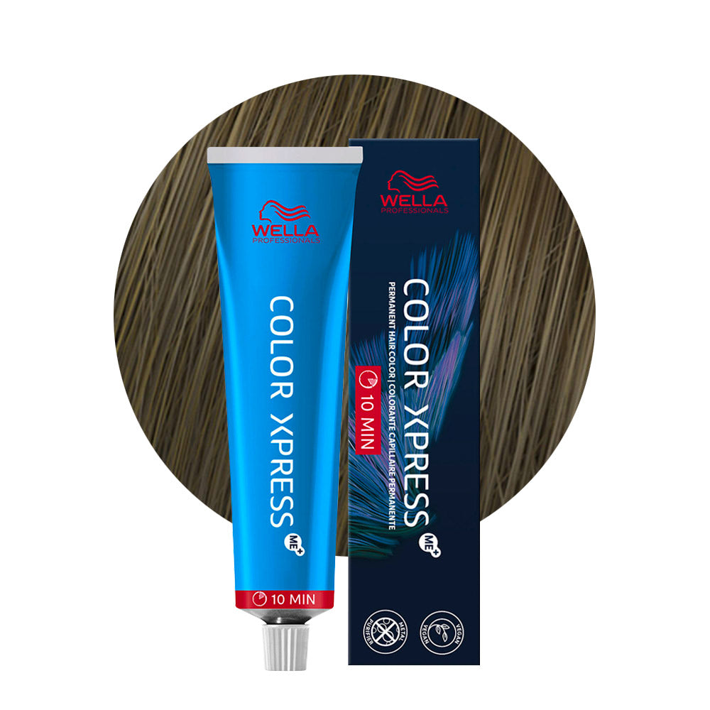 Wella Color Xpress, tubo da 60 ml e astuccio della colorazione permanente in 10 minuti