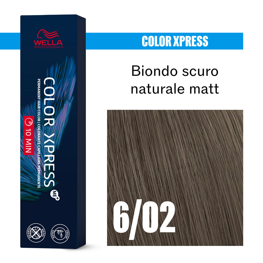 Color Xpress 6/02 — tubo 60 ml e ciocca colore