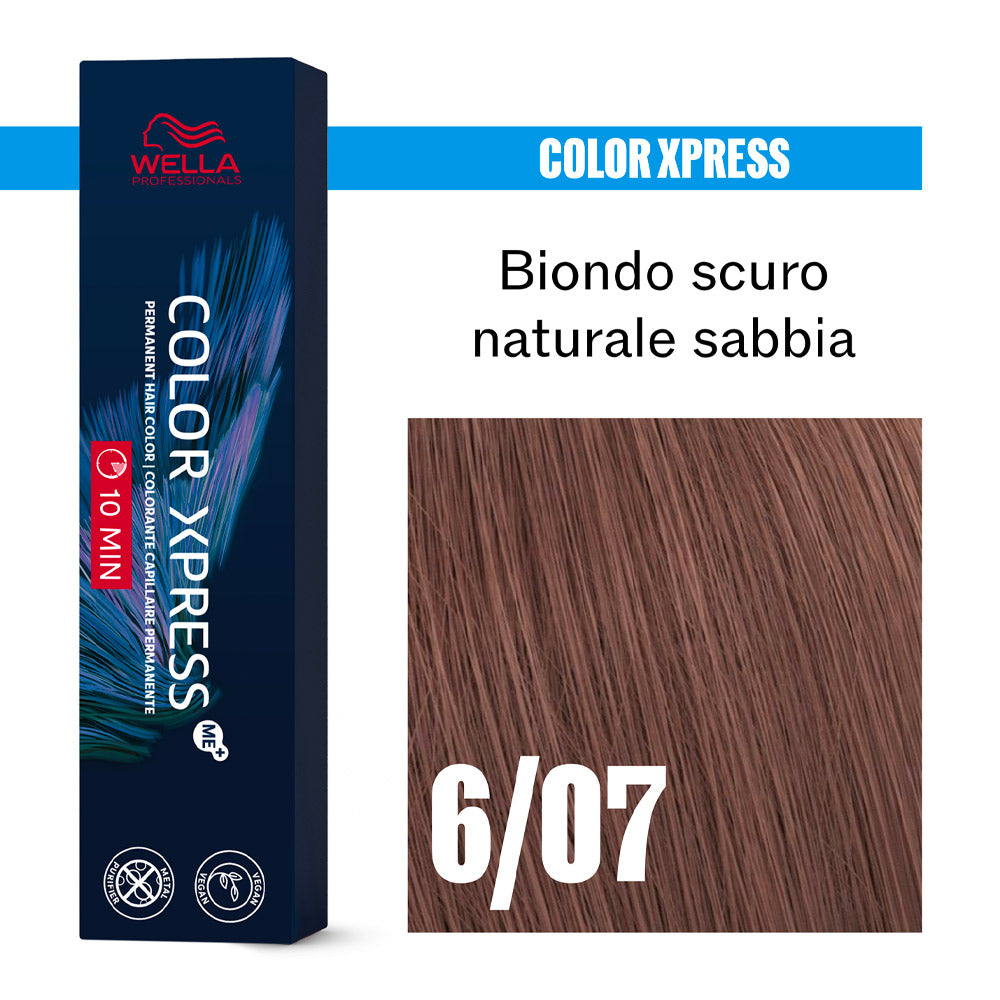 Color Xpress 6/07 — tubo 60 ml e ciocca colore
