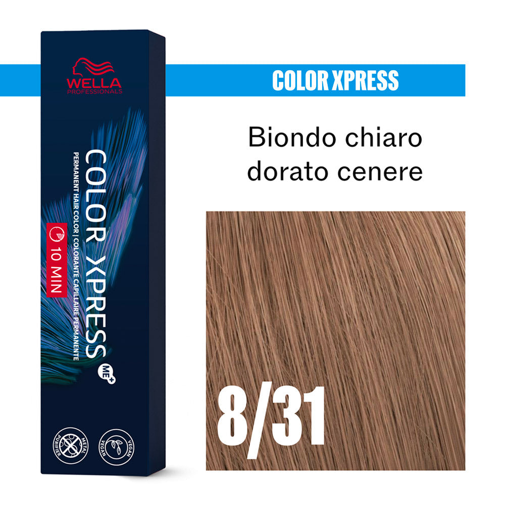 Color Xpress 8/31 — tubo 60 ml e ciocca colore