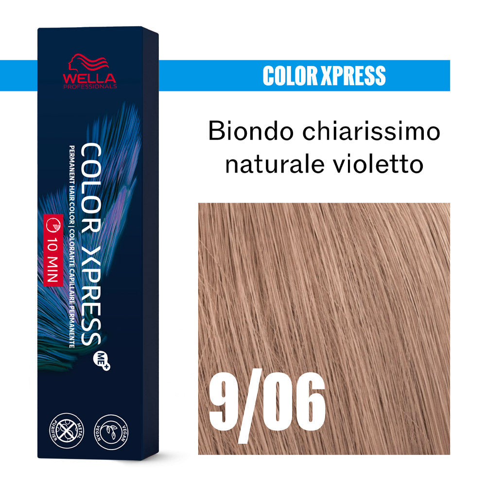 Color Xpress 9/06 — tubo 60 ml e ciocca colore