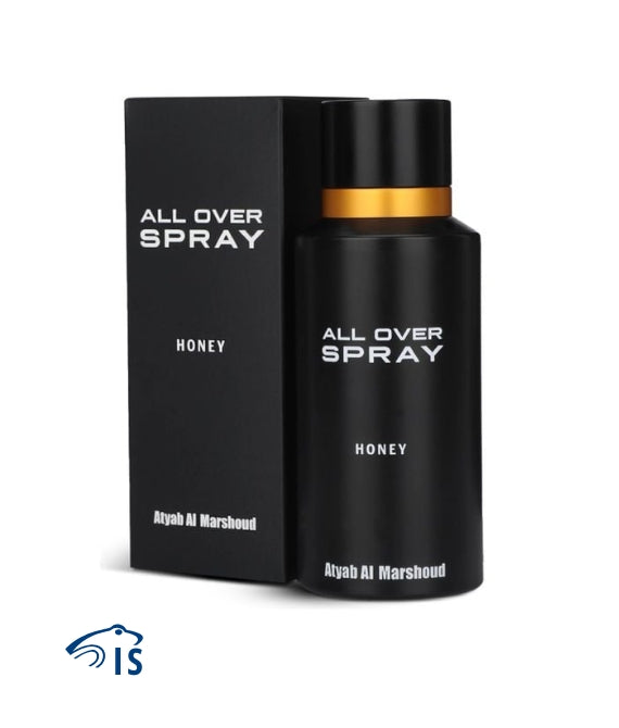 Flacone di Atyab Al Marshoud All Over Spray Honey da 125 ml