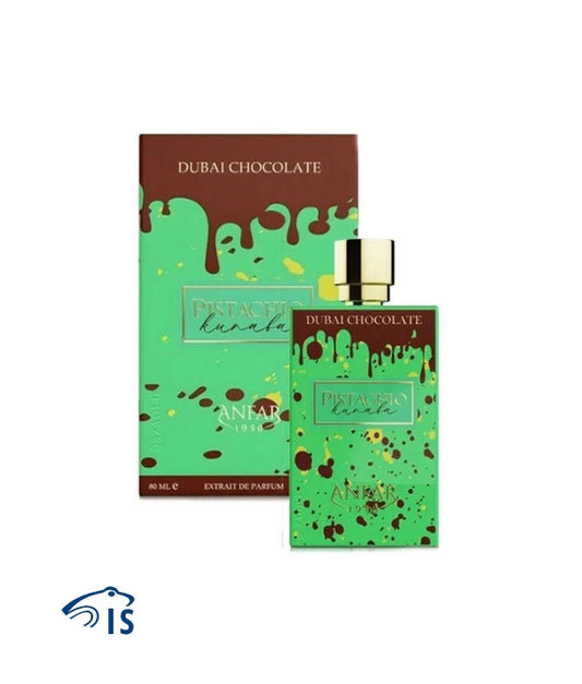 Flacone di Anfar Dubai Chocolate Pistachio Kunafa Extrait de Parfum da 80 ml