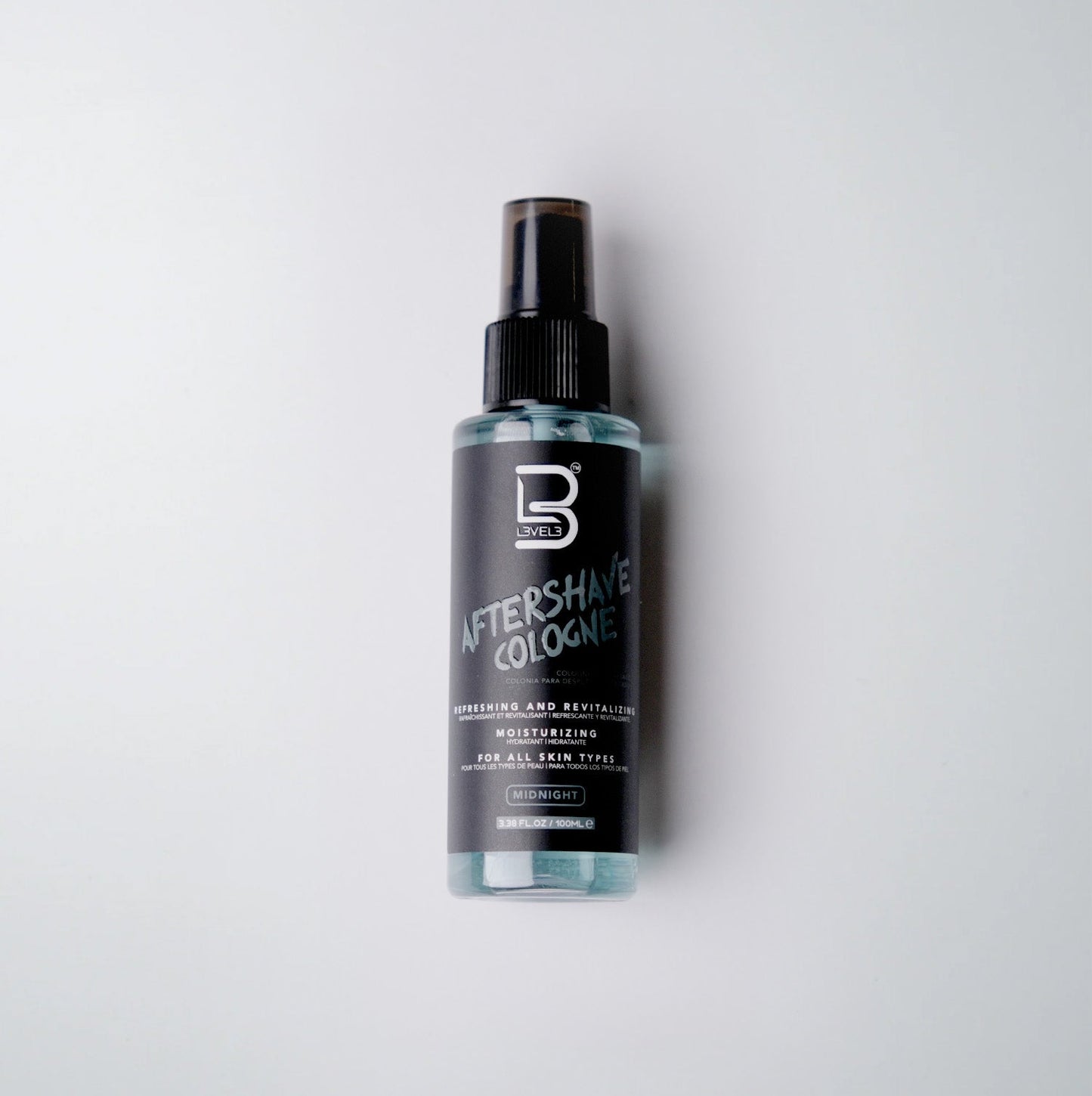 L3VEL3 After Shave Cologne 100 ml, dopobarba — fragranza Midnight
