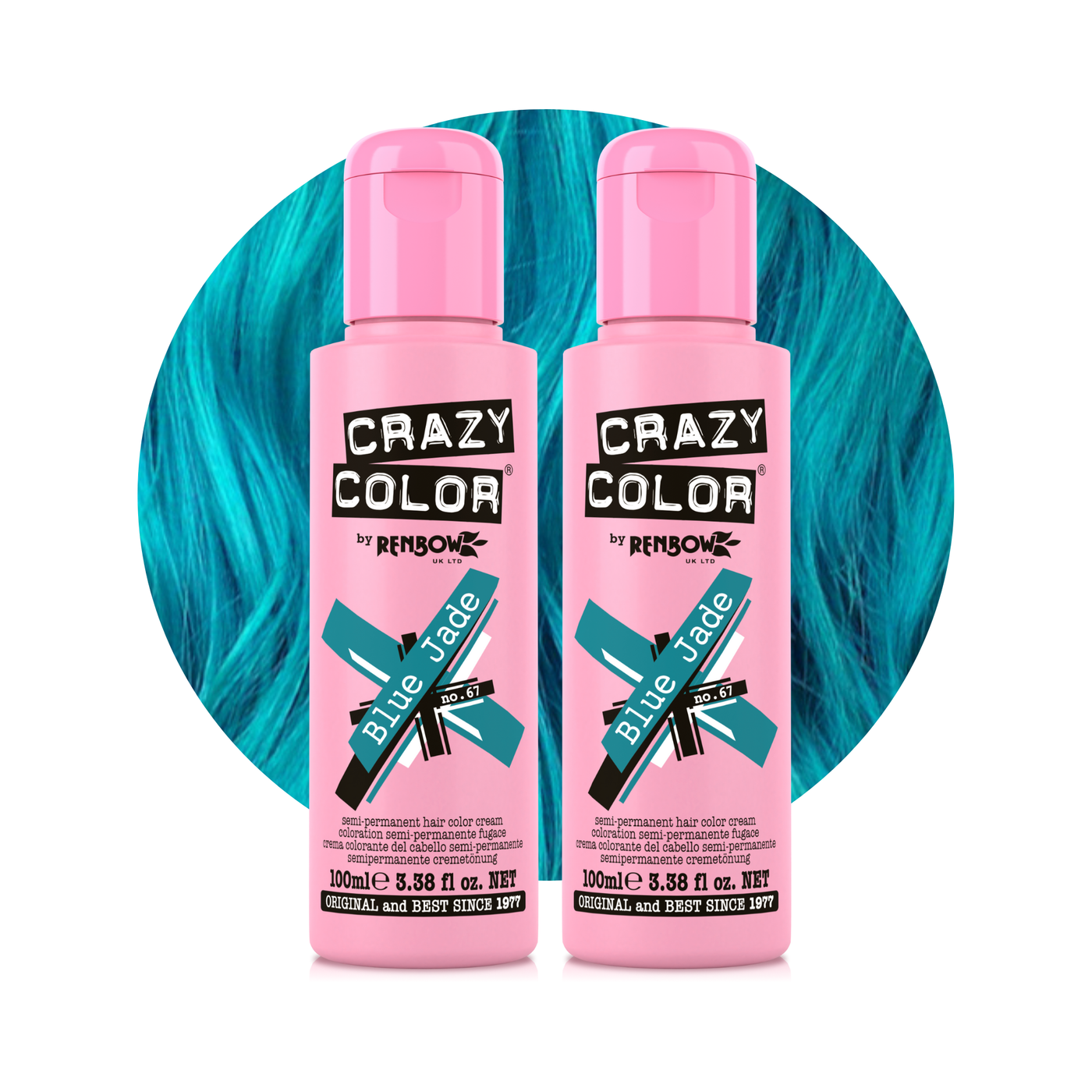 Crazy Color Blue Jade n. 67 100 ml
