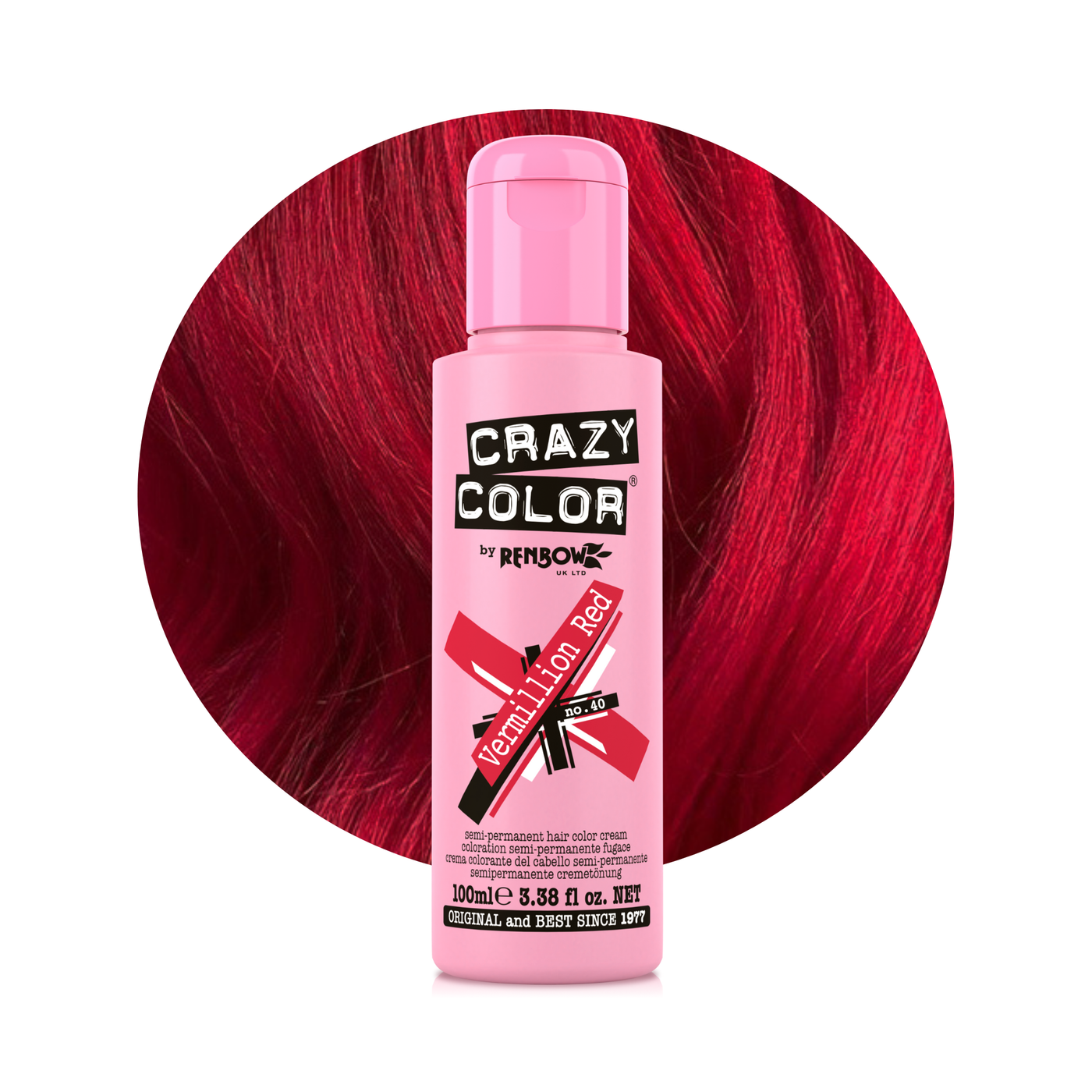 Crazy Color Vermillion Red n. 40 100 ml