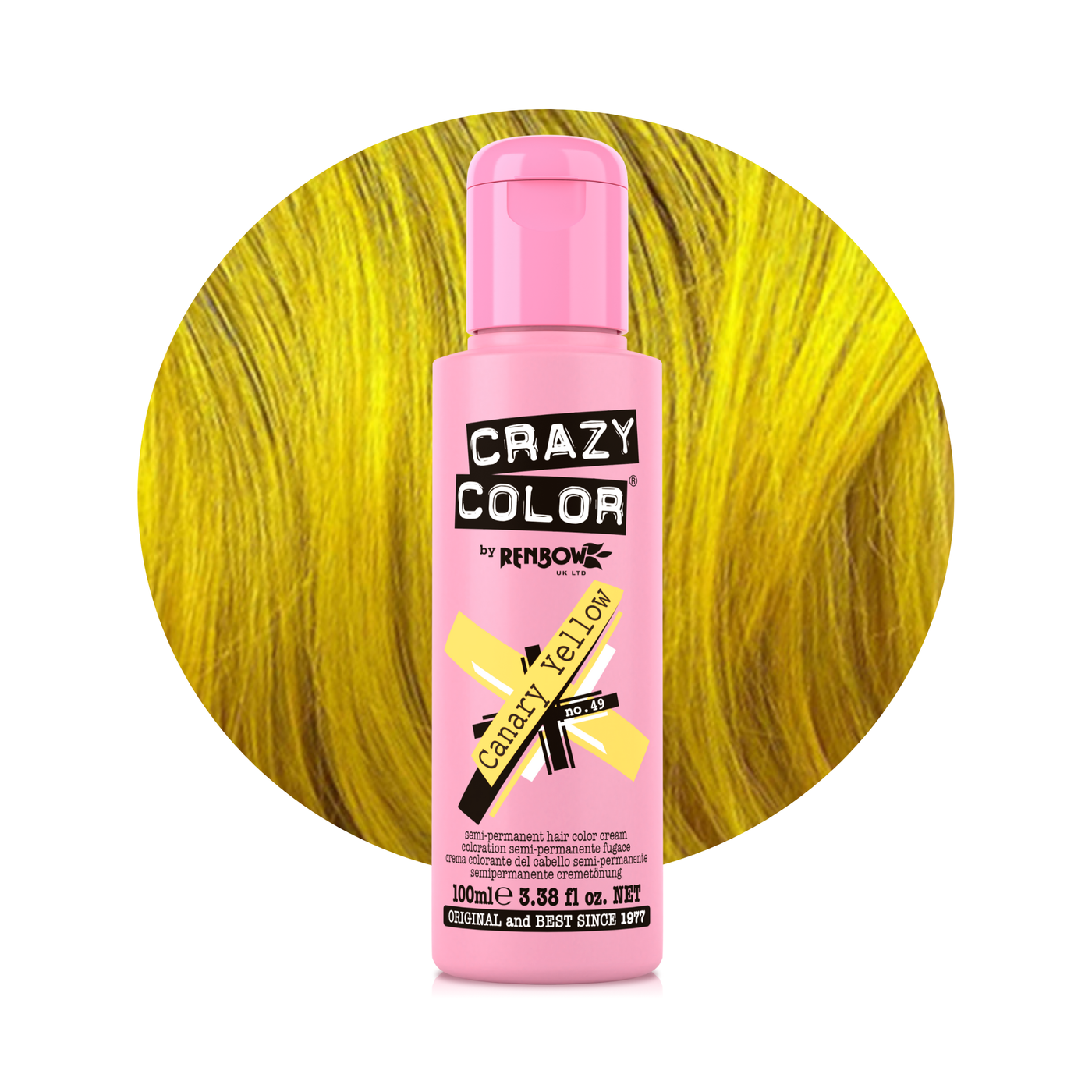 Crazy Color Canary Yellow n. 49 100 ml