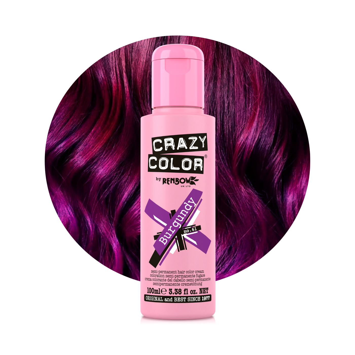 Crazy Color Burgundy n. 61 100 ml